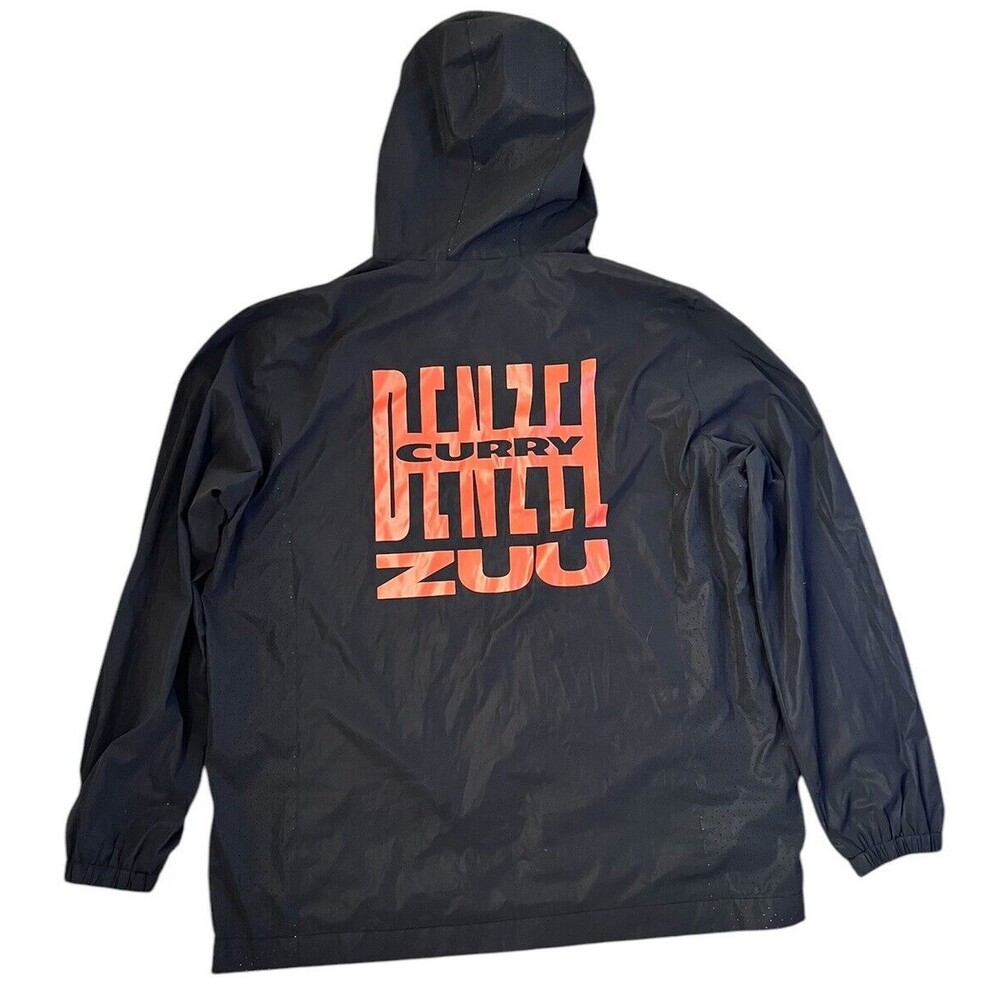 Denzel Curry Coral City Black Nylon Hooded Jacket Men’s Size 2X